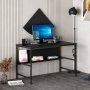 HANAH HOME Radni sto Greta Matte 7041 Black - slika 1