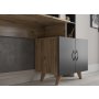 HANAH HOME Radni sto Sasha Anthracite Atlantic Pine - slika 4