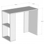 HANAH HOME Radni sto Nano White - slika 4