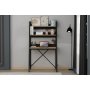 HANAH HOME Radni sto Mamba Atlantic Pine Black - slika 2