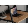 HANAH HOME Radni sto Mamba Atlantic Pine Black - slika 4