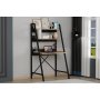HANAH HOME Radni sto Mamba Atlantic Pine Black - slika 1