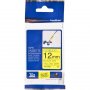 Brother TZEFX631 12mm Crno na Zuto - slika 1