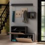 HANAH HOME Cipelarnik sa čivilukom Holdon Anthracite Sonomo - slika 2