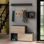 HANAH HOME Cipelarnik sa čivilukom Holdon Anthracite Sonomo - slika 1