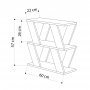 HANAH HOME Polica Lazena White - slika 3