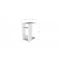 HANAH HOME Polica Filinta White - slika 4