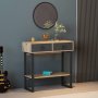 HANAH HOME Komoda Valery Anthracite Ciragan - slika 1