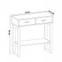 HANAH HOME Komoda Valery Atlantic Pine - slika 5