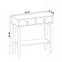 HANAH HOME Komoda Valery White - slika 5