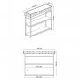 HANAH HOME Polica 618BLY1113 - slika 5