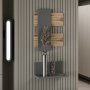 HANAH HOME Zidna polica Belita Oak Anthracite - slika 2