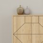 HANAH HOME Komoda Dune 183 Oak - slika 4