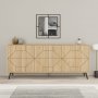 HANAH HOME Komoda Dune 183 Oak - slika 1
