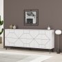 HANAH HOME Komoda Dune 183 White - slika 2