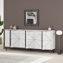 HANAH HOME Komoda Dune 183 White - slika 3
