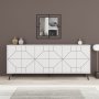 HANAH HOME Komoda Dune 183 White - slika 1