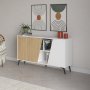 HANAH HOME Komoda Fione 150 Oak White - slika 2