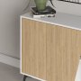 HANAH HOME Komoda Fione 150 Oak White - slika 4