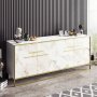 HANAH HOME Komoda Polka White - slika 1
