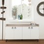 HANAH HOME Komoda Dea White - slika 1