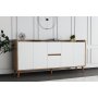 HANAH HOME Komoda Anite Atlantic Pine White - slika 3