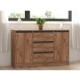 HANAH HOME Komoda Karal Atlantic Pine Anthracite - slika 1