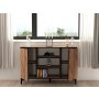 HANAH HOME Komoda Bezen Atlantic Pine Black - slika 2