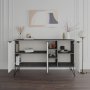 HANAH HOME Komoda Clara Grey White - slika 2