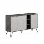 HANAH HOME Komoda Clara Grey White - slika 3