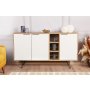 HANAH HOME Komoda Clara Console Oak White - slika 2