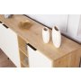 HANAH HOME Komoda Clara Console Oak White - slika 3