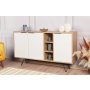 HANAH HOME Komoda Clara Console Oak White - slika 1