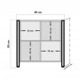HANAH HOME Komoda Arcas Verna - slika 5