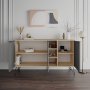 HANAH HOME Komoda Clara Console Oak Anthracite - slika 2