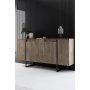 HANAH HOME Komoda Luxe Walnut Black - slika 1