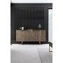 HANAH HOME Komoda Luxe Walnut Gold - slika 3