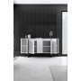 HANAH HOME Komoda Luxe White Black - slika 5