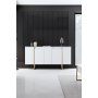 HANAH HOME Komoda Luxe White Gold - slika 3