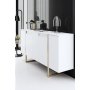 HANAH HOME Komoda Luxe White Gold - slika 4