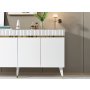 HANAH HOME Komoda Defne White Gold - slika 4