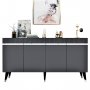 HANAH HOME Komoda Defne Anthracite Silver - slika 5