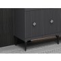 HANAH HOME Komoda Midas Anthracite Silver - slika 3