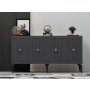 HANAH HOME Komoda Midas Anthracite Silver - slika 1