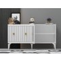 HANAH HOME Komoda Midas White Gold - slika 4