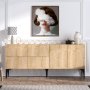 HANAH HOME Komoda Laika Sapphire Oak - slika 1