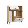 HANAH HOME Komoda Sidelya Oak White - slika 4