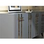 HANAH HOME Komoda Asel Anthracite Gold - slika 3