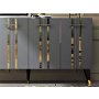 HANAH HOME Komoda Asel Anthracite Gold - slika 4