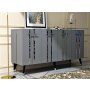 HANAH HOME Komoda Asel Anthracite Silver - slika 2